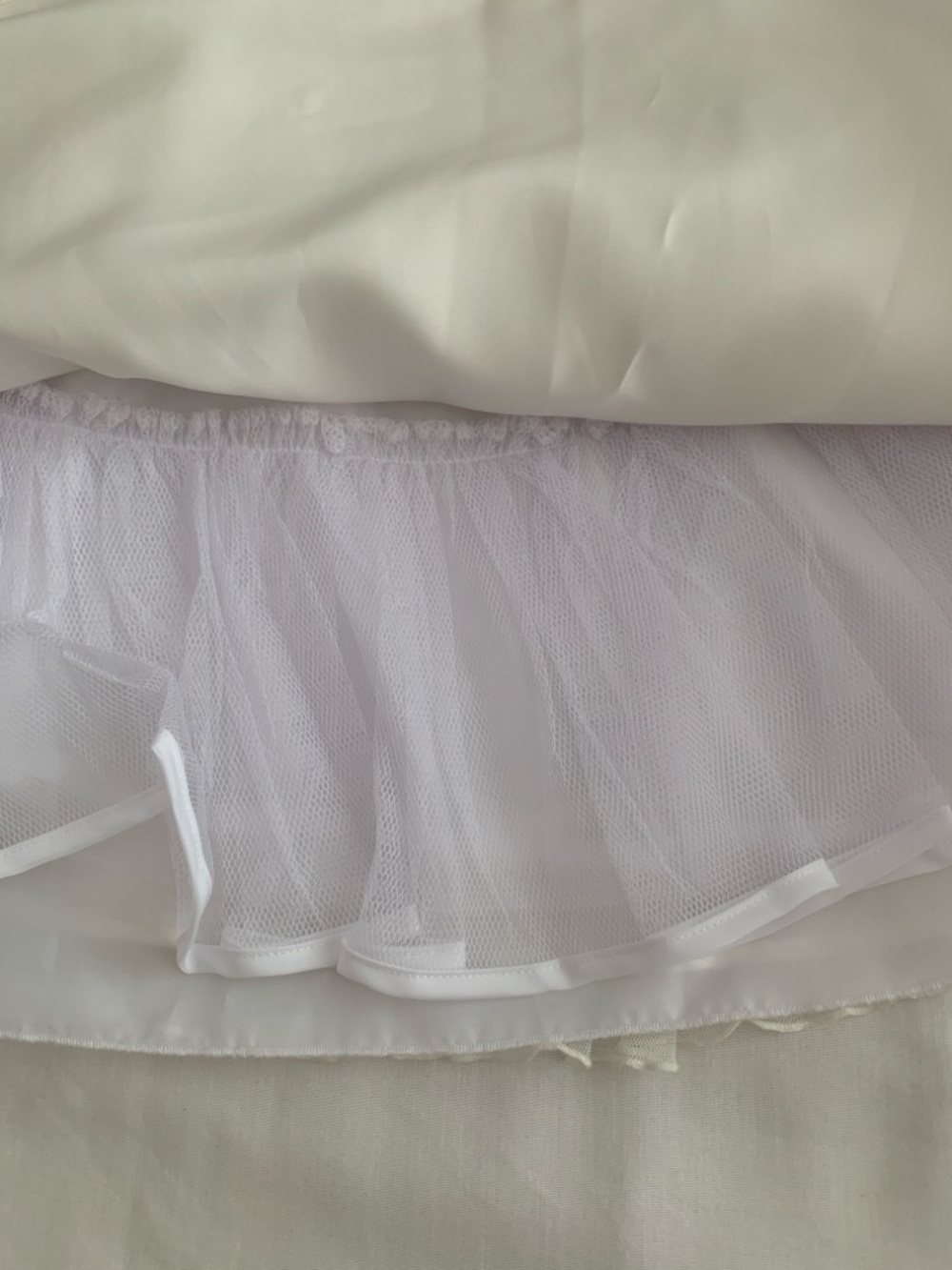 Jona Michelle Girls Lace & Tulle Party Dress Size 7 White Pink Flower Girl - Picture 6 of 11